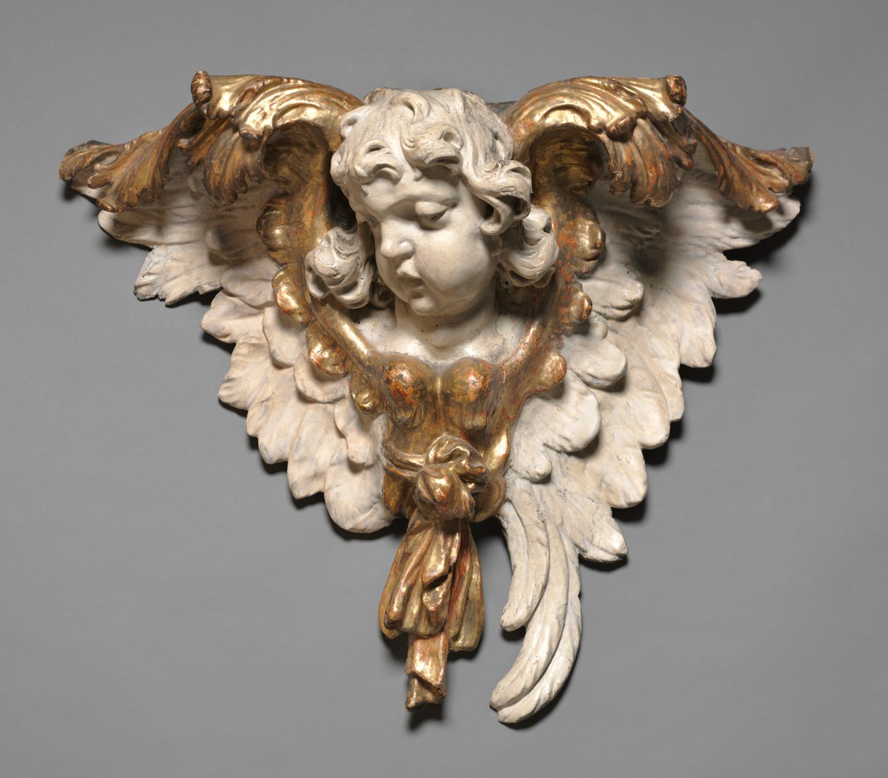 Cabeça de um anjo, c. 1750. de Joseph Anton Feuchtmayer