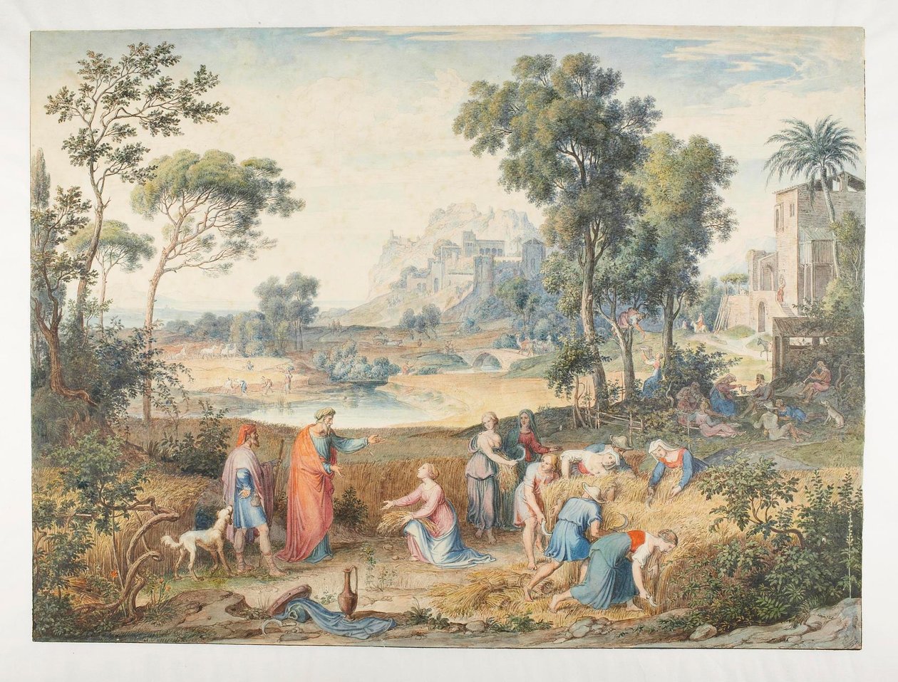 Boaz e Rute de Joseph Anton Koch