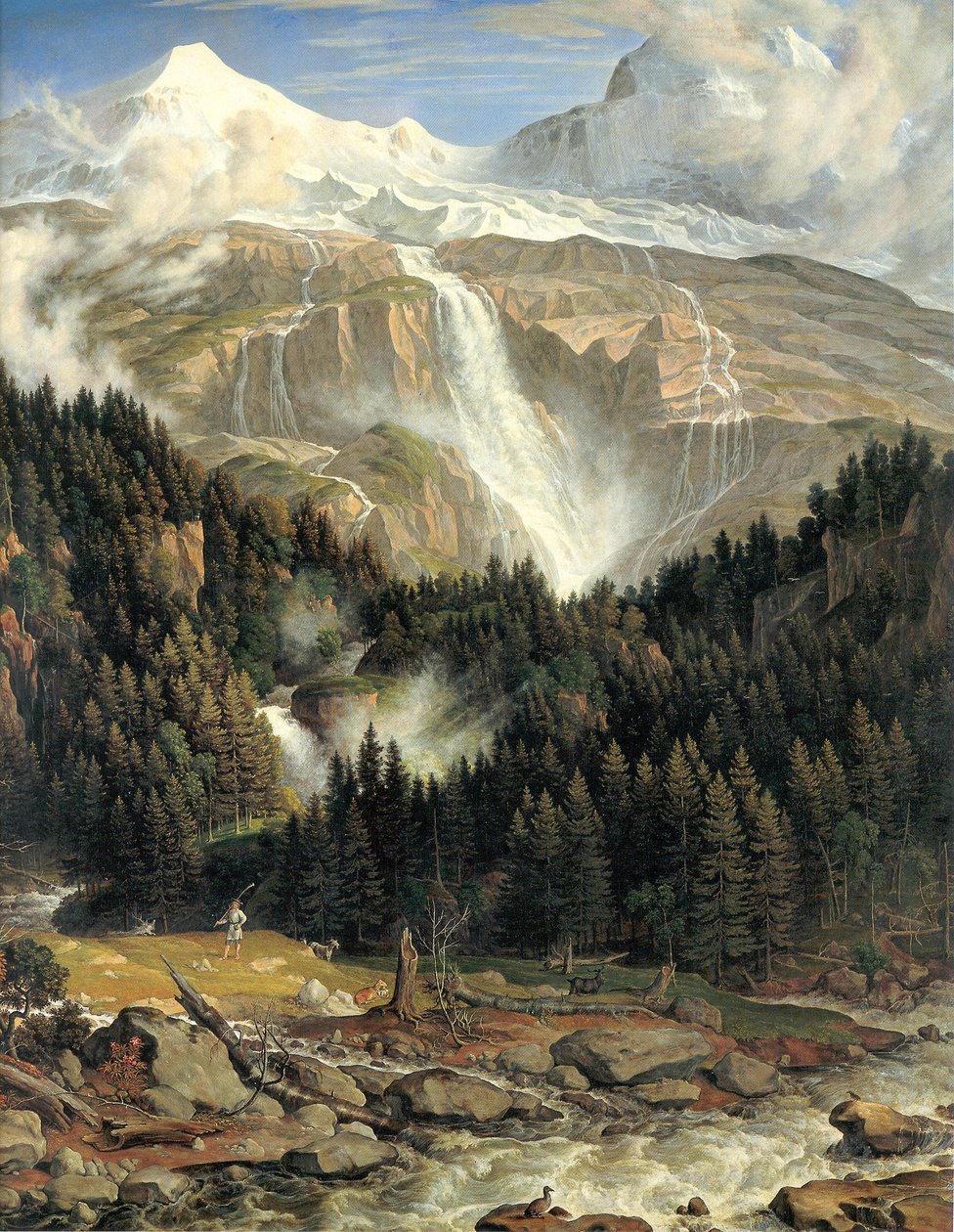 A Cascata de Schmadribach de Joseph Anton Koch
