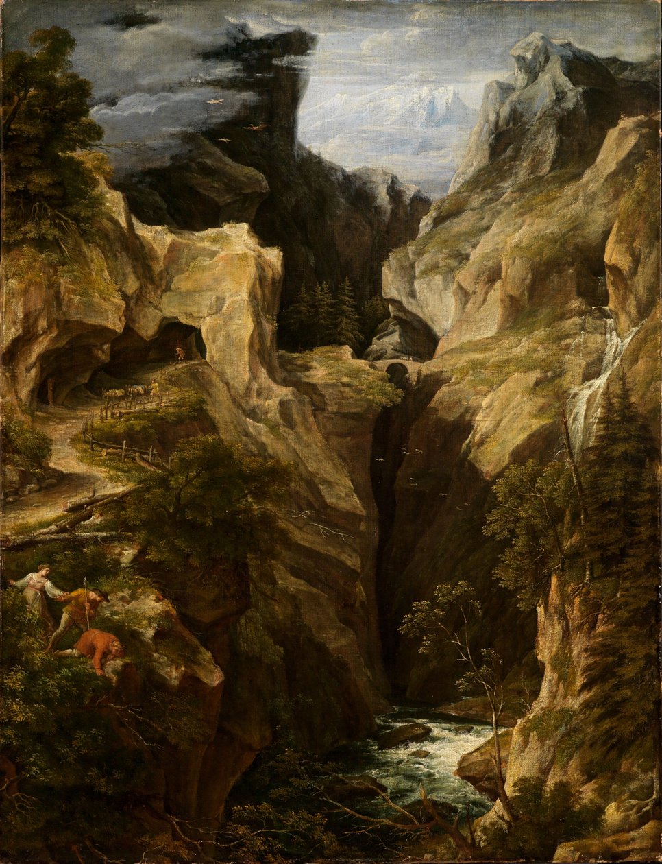 A Via Mala nos Grisões de Joseph Anton Koch