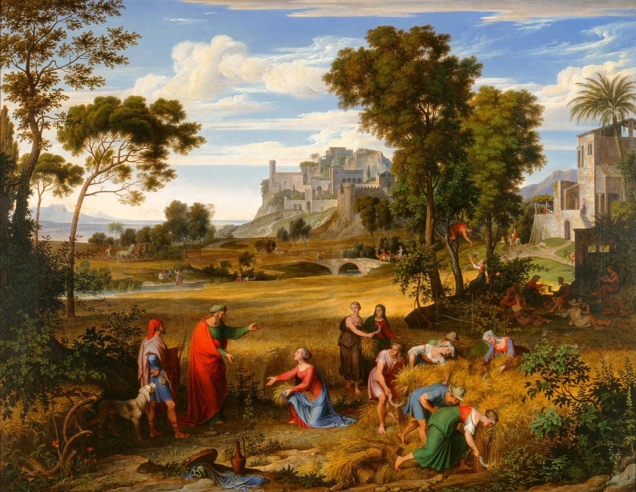 Paisagem com Ruth e Boaz de Joseph Anton Koch