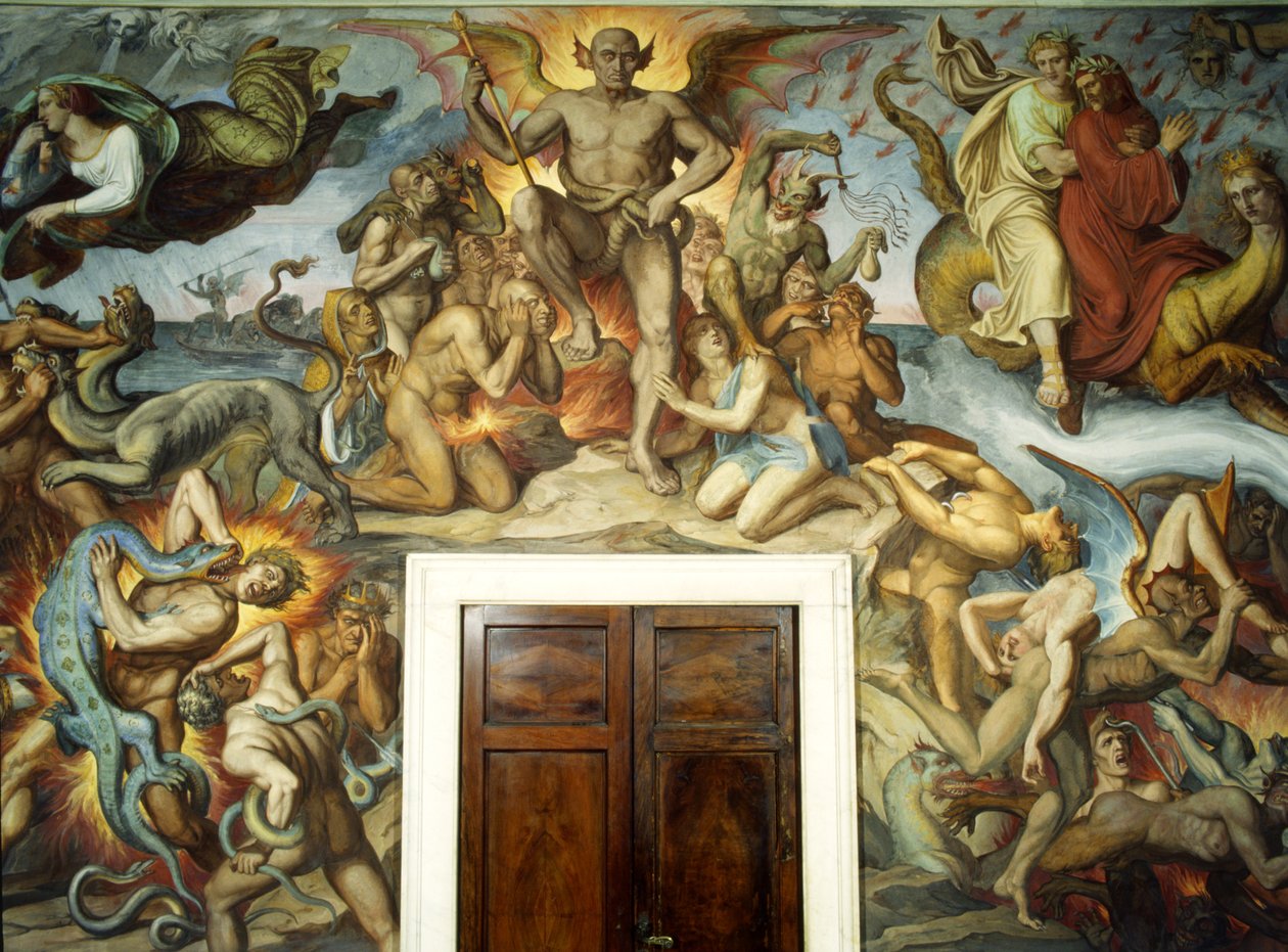 Os tormentos do inferno de Joseph Anton Koch