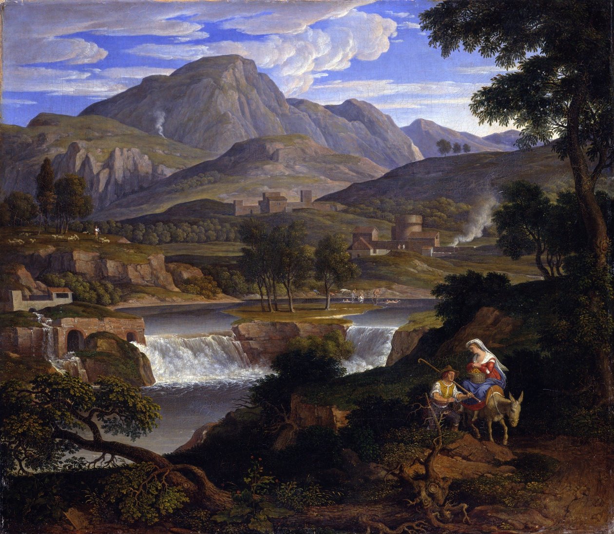 Cascatas em Subiaco de Joseph Anton Koch