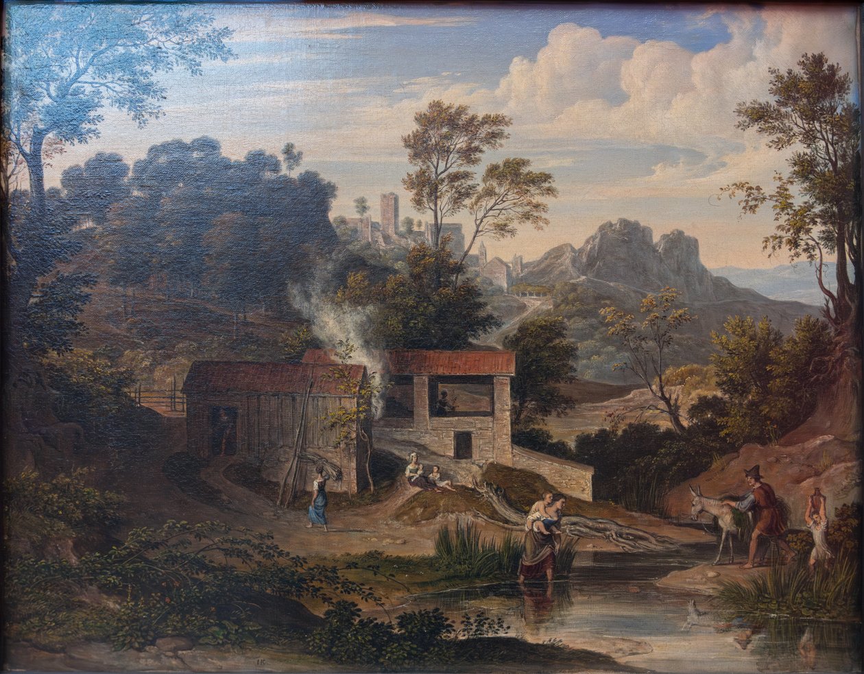 Olaria perto de Olevano de Joseph Anton Koch