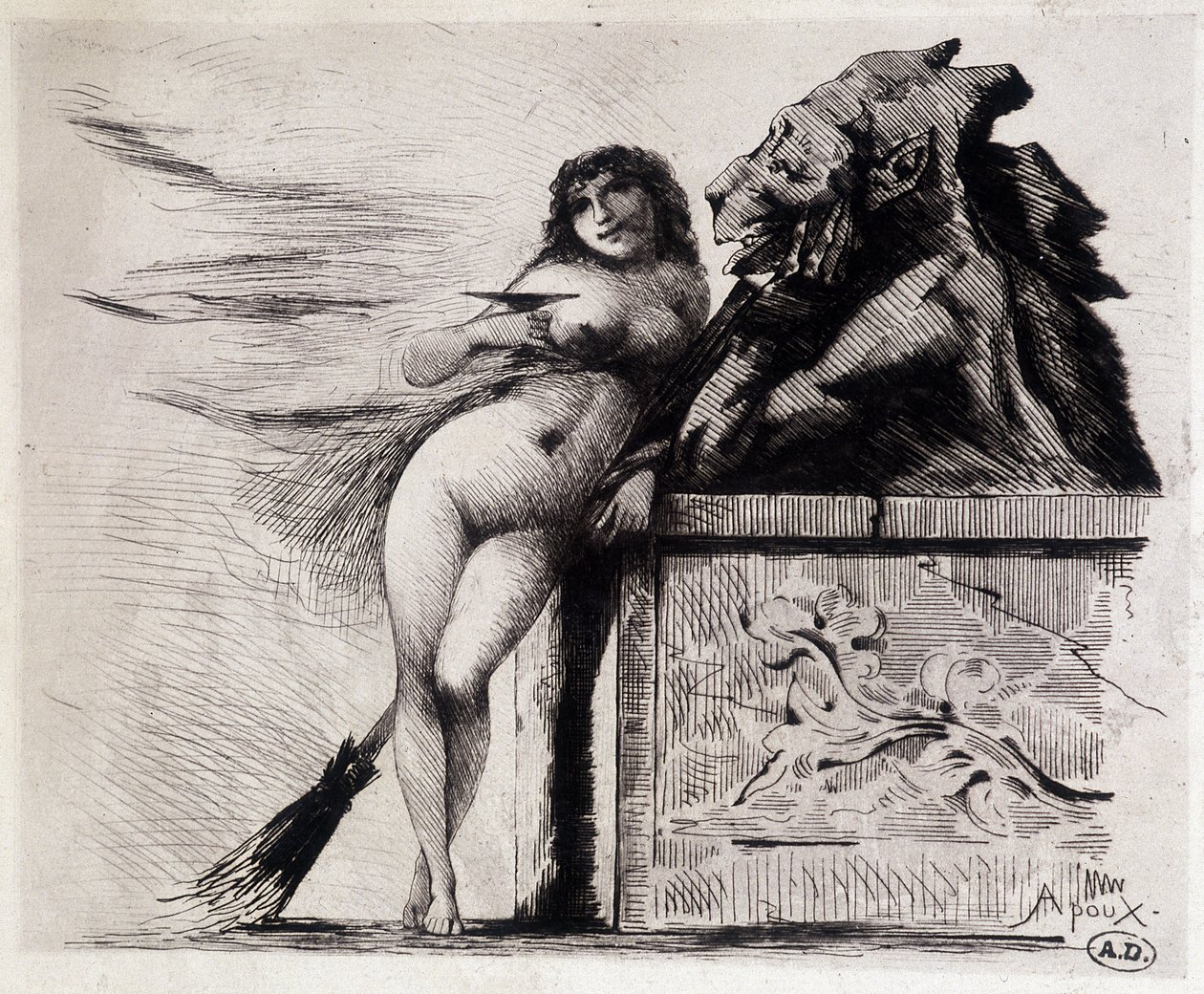 Feiticeiro por Apoux, s.d. 19º. de Joseph Apoux