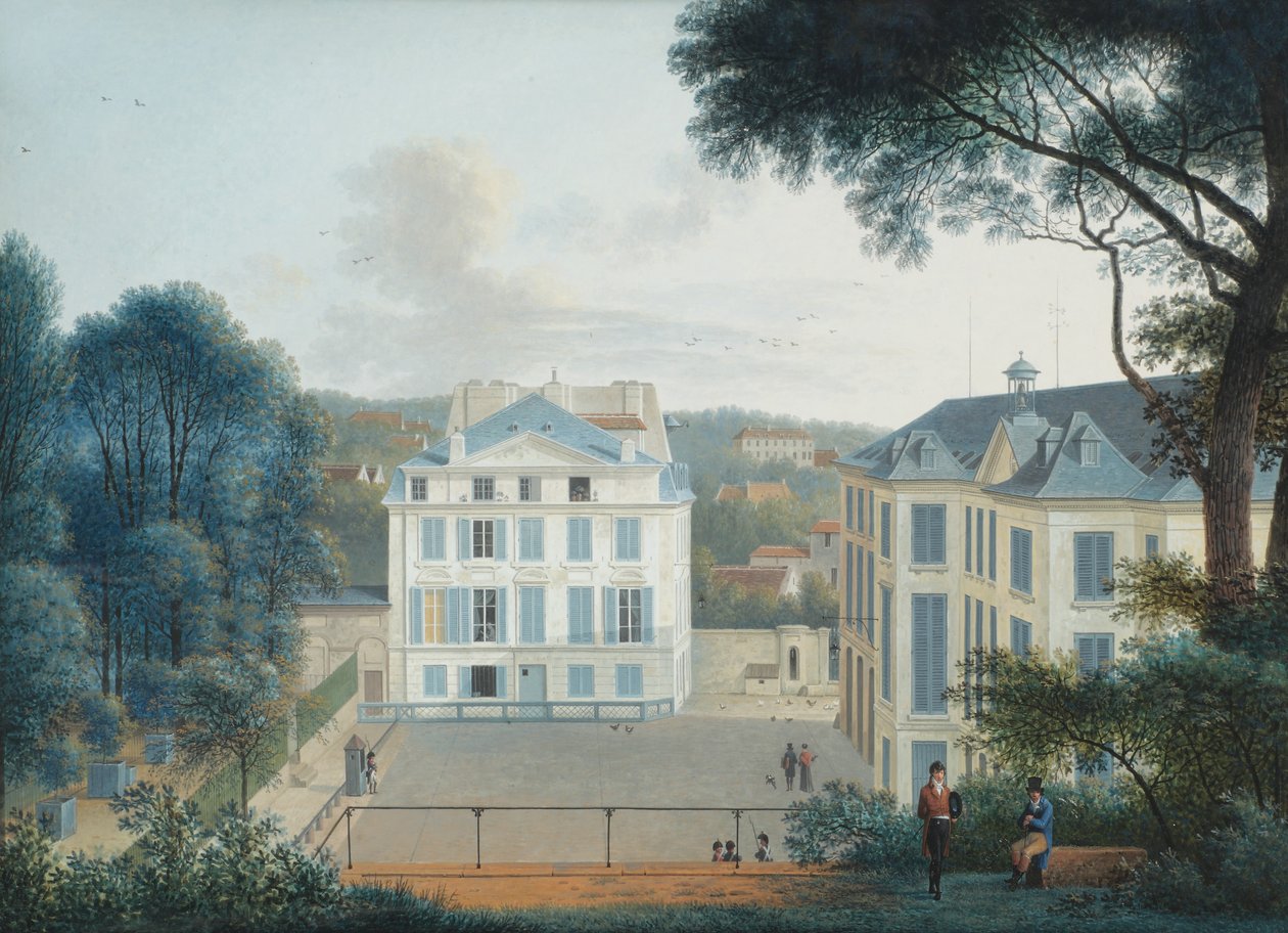 Casa de Buffon no Jardin des Plantes, Paris de Joseph August Knip