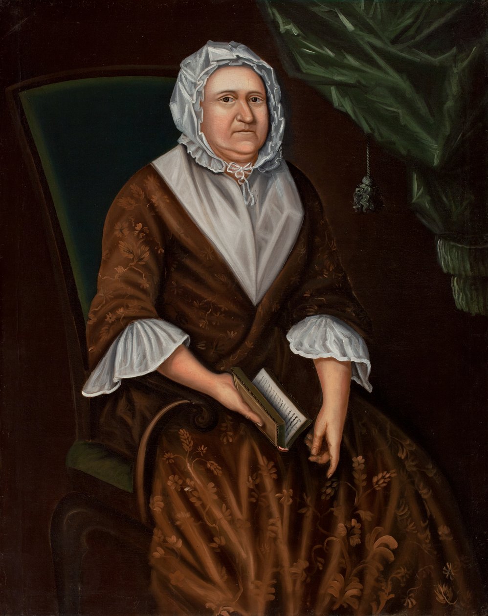 Faith Savage, Sra. Cornelius Waldo, c. 1750 (óleo sobre tela) de Joseph Badger