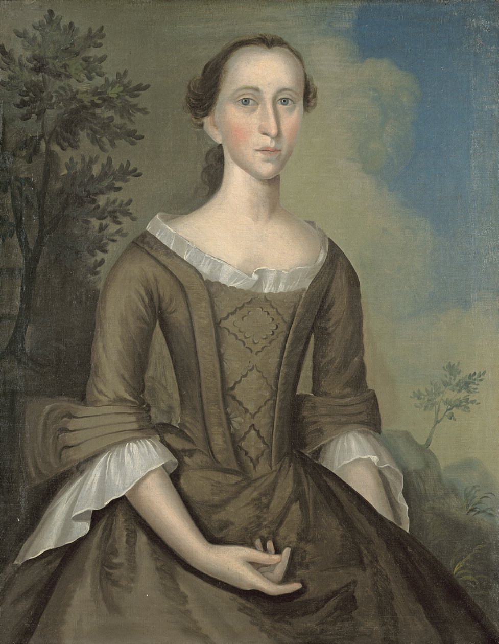 Sra John Haskins (nee Hannah Upham) 1759 (ver também 228089) de Joseph Badger