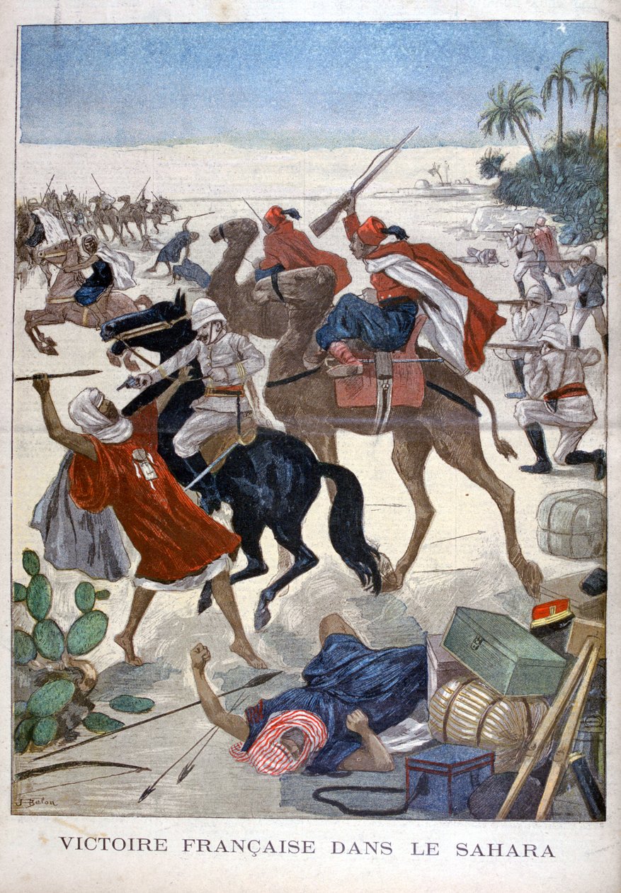 Vitória francesa no Saara, 1900 de Joseph Belon
