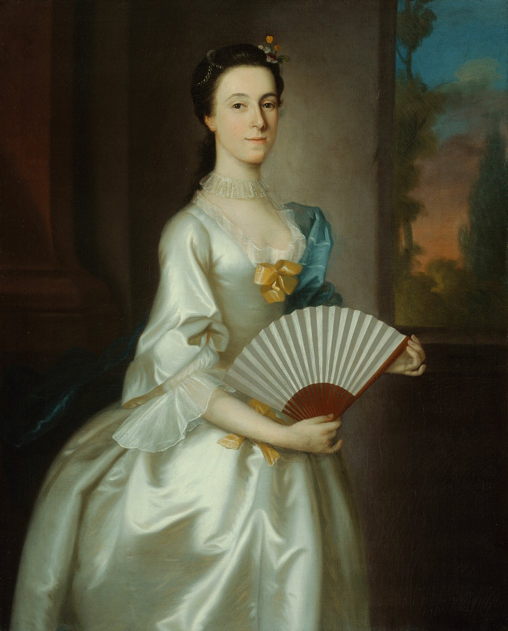 Abigail Chesebrough Sra. Alexander Grant, 1754. de Joseph Blackburn