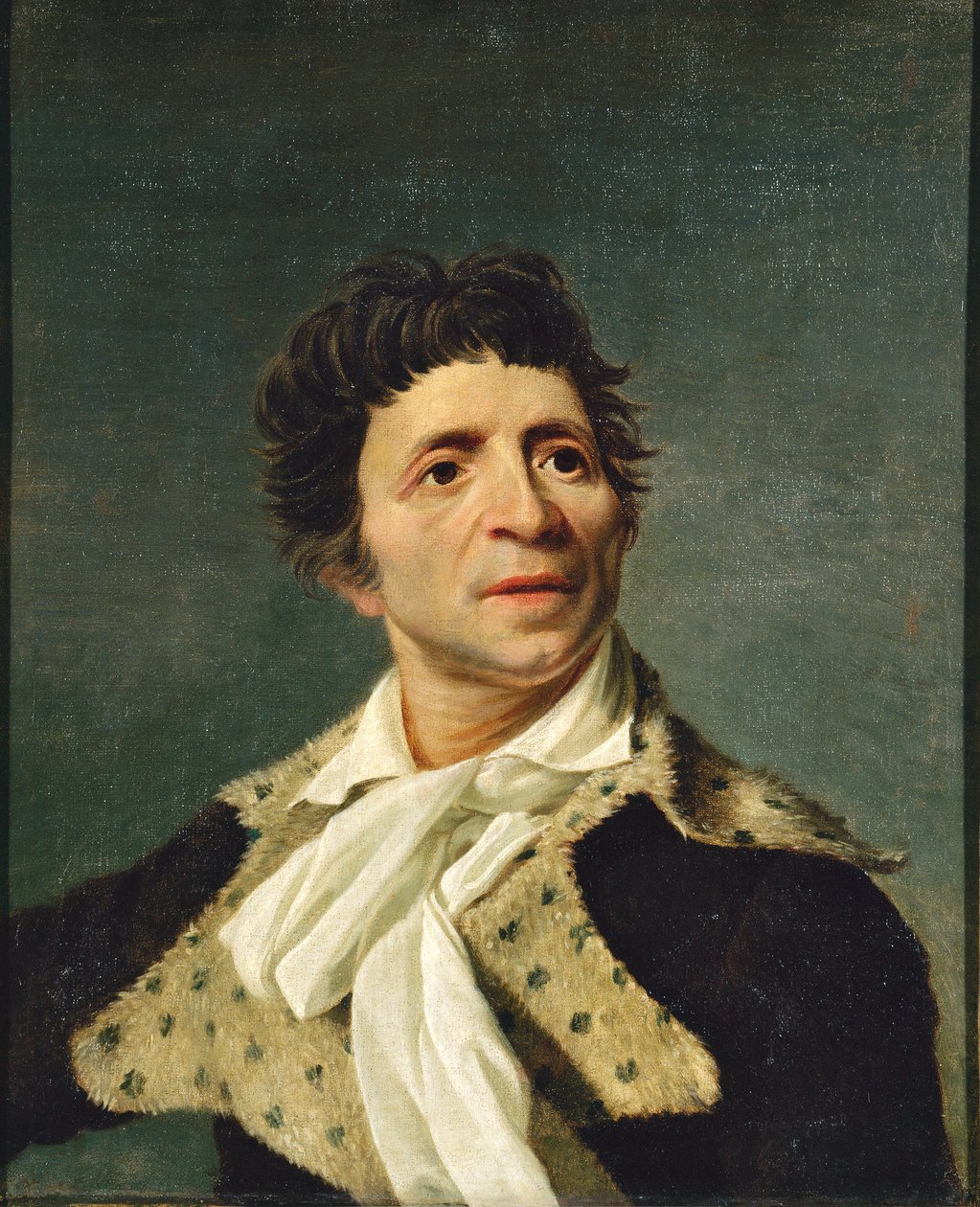 Francês: Portrait de Jean-Paul Marat (1743-1793), homme politique de Joseph Boze