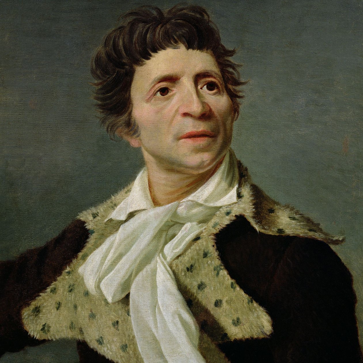 Francês: Portrait de Jean-Paul Marat (1743-1793), homme politique de Joseph Boze