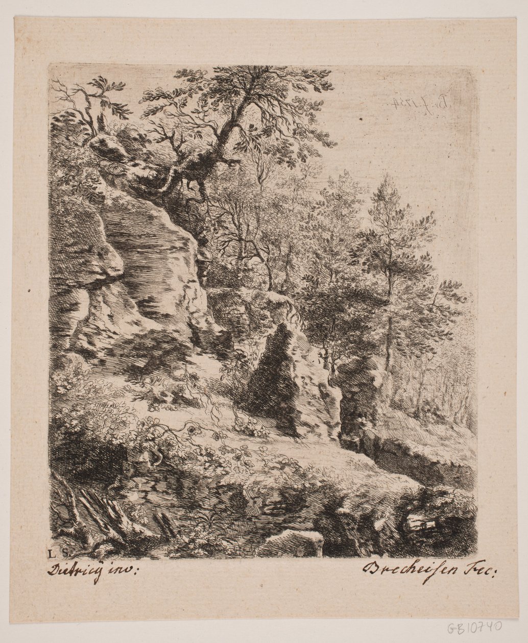 Paisagem rochosa de Joseph Brecheisen