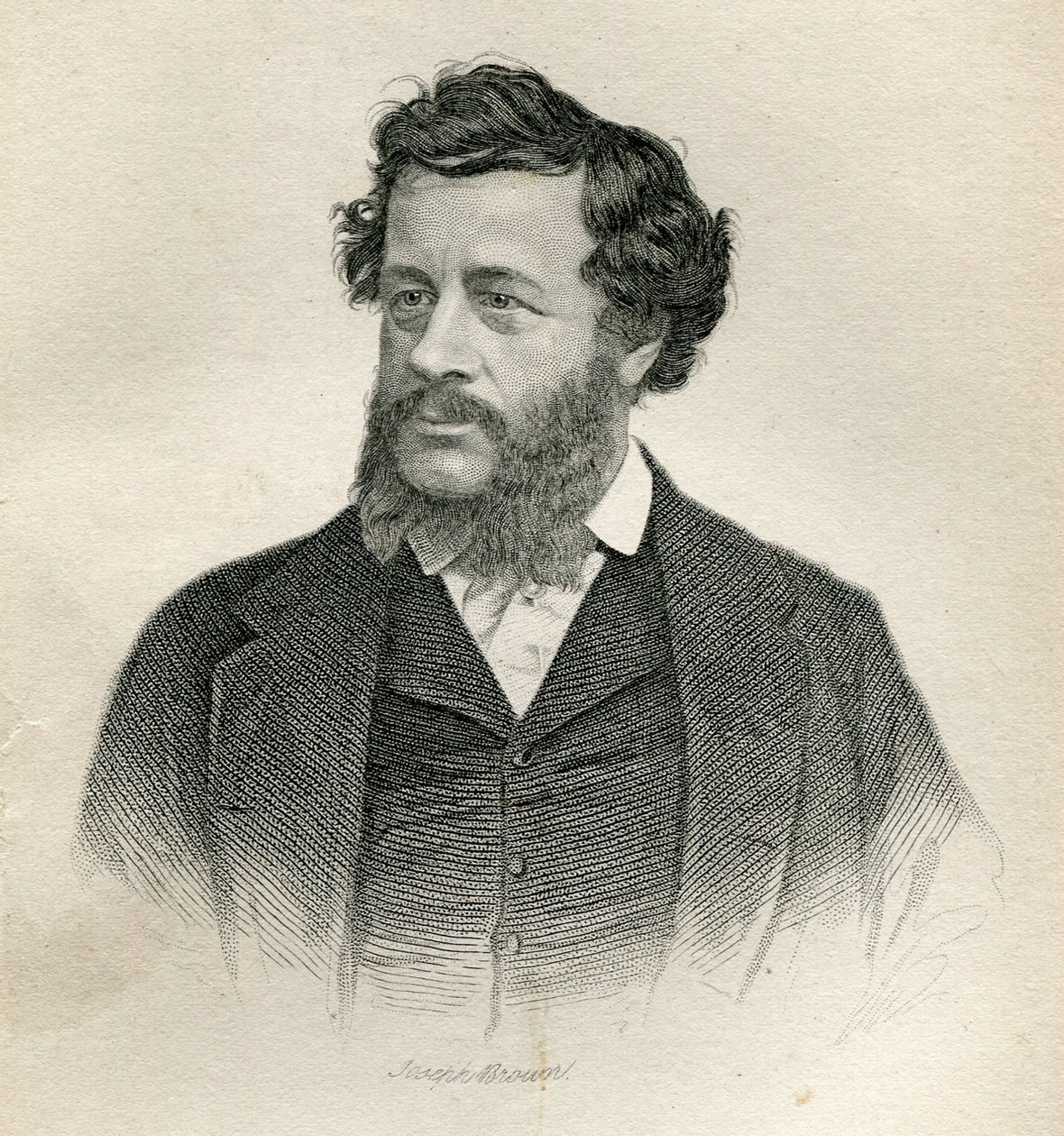 Charles Elme Francatelli, 1861 de Joseph Brown