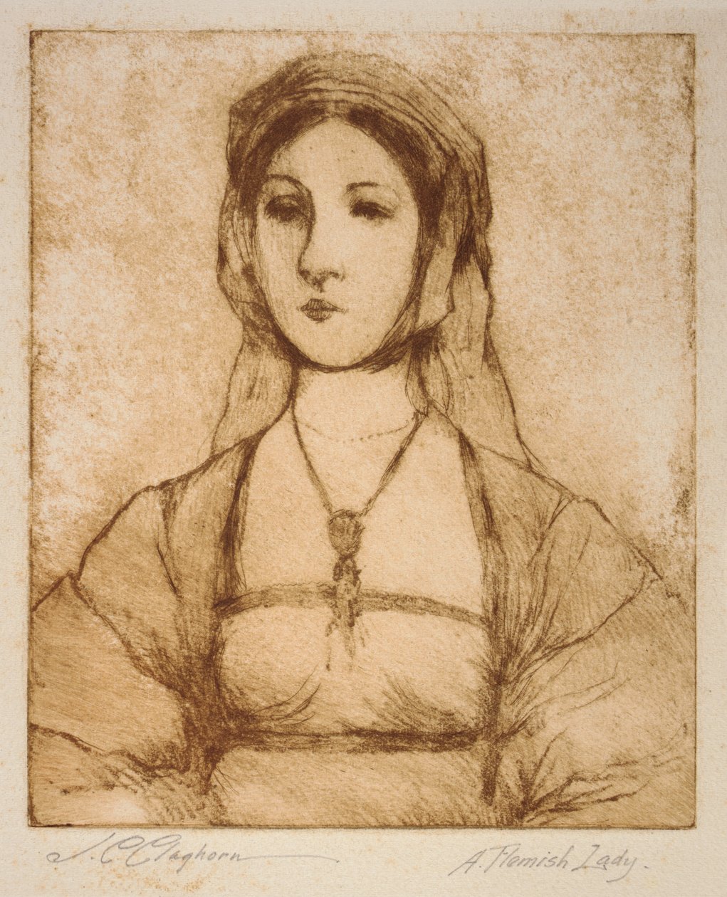Uma dama flamenga de Joseph C. Claghorn