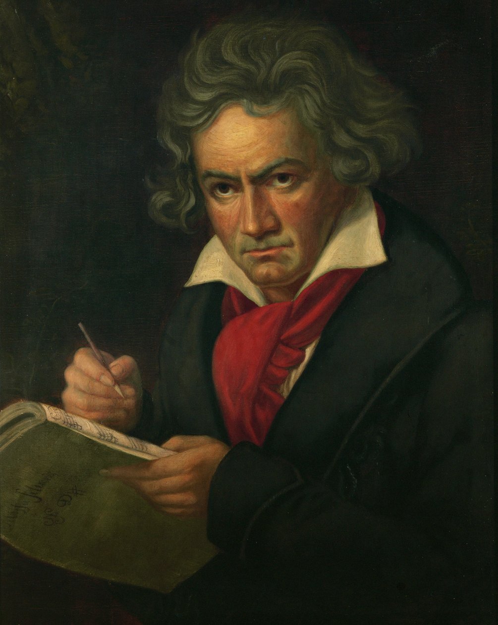 Ludwig van Beethoven ... (óleo sobre tela) de Joseph Carl Stieler