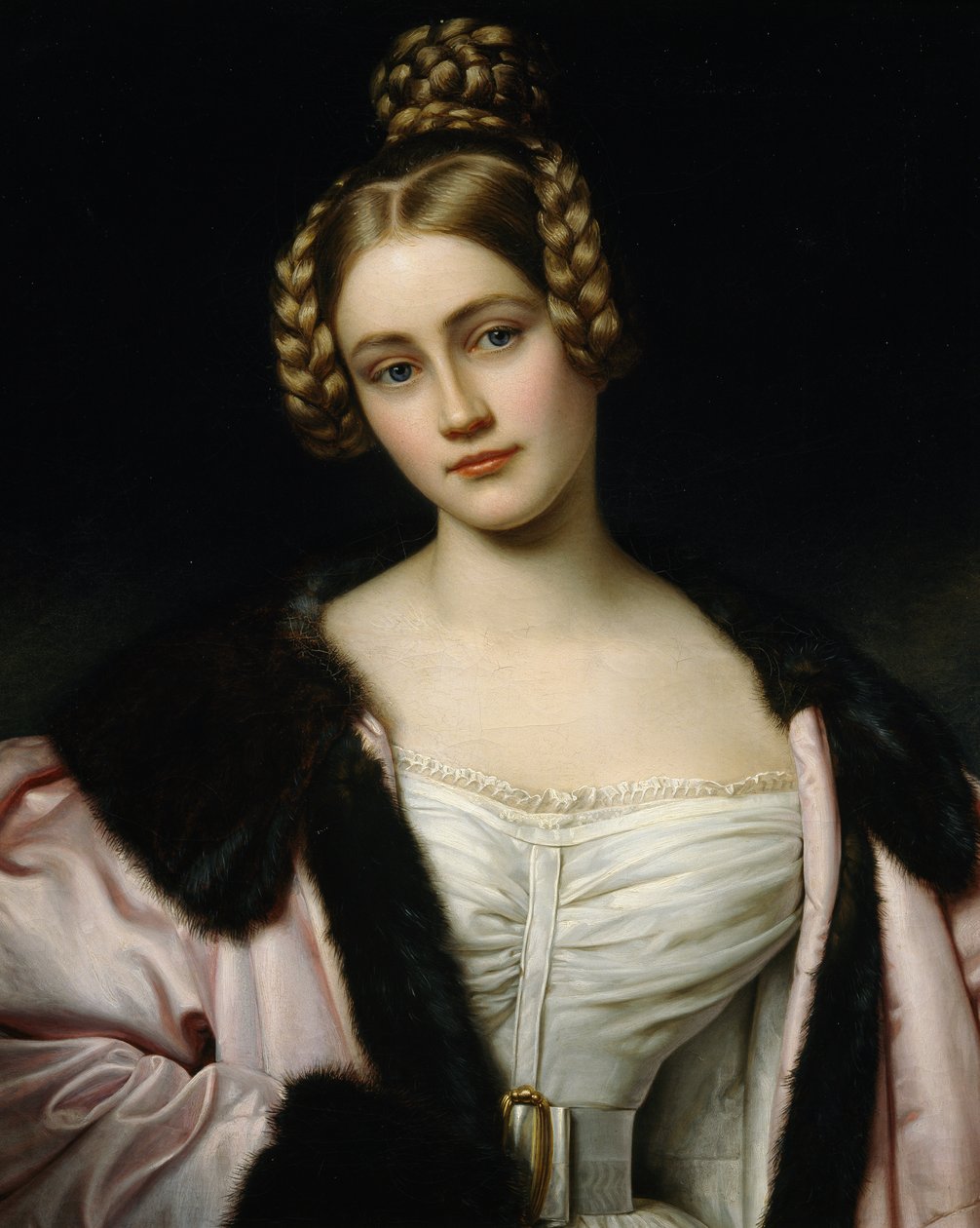 Retrato de Caroline Grafin Holnstein (1815-59) de Joseph Carl Stieler