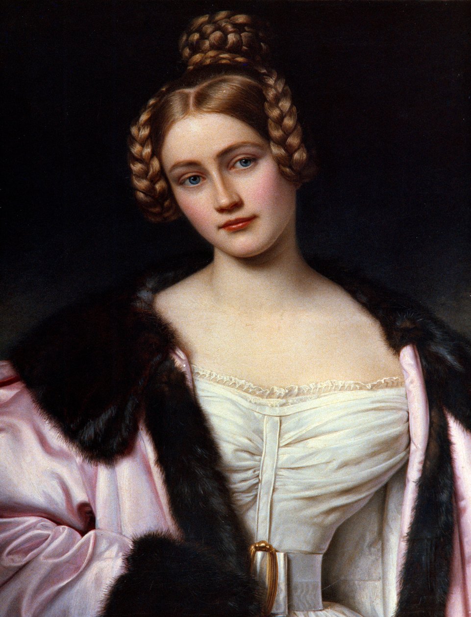 Retrato de Caroline Grafin. Pintura de Joseph Karl Stieler (1781-1858) Ec. Todos de Joseph Carl Stieler