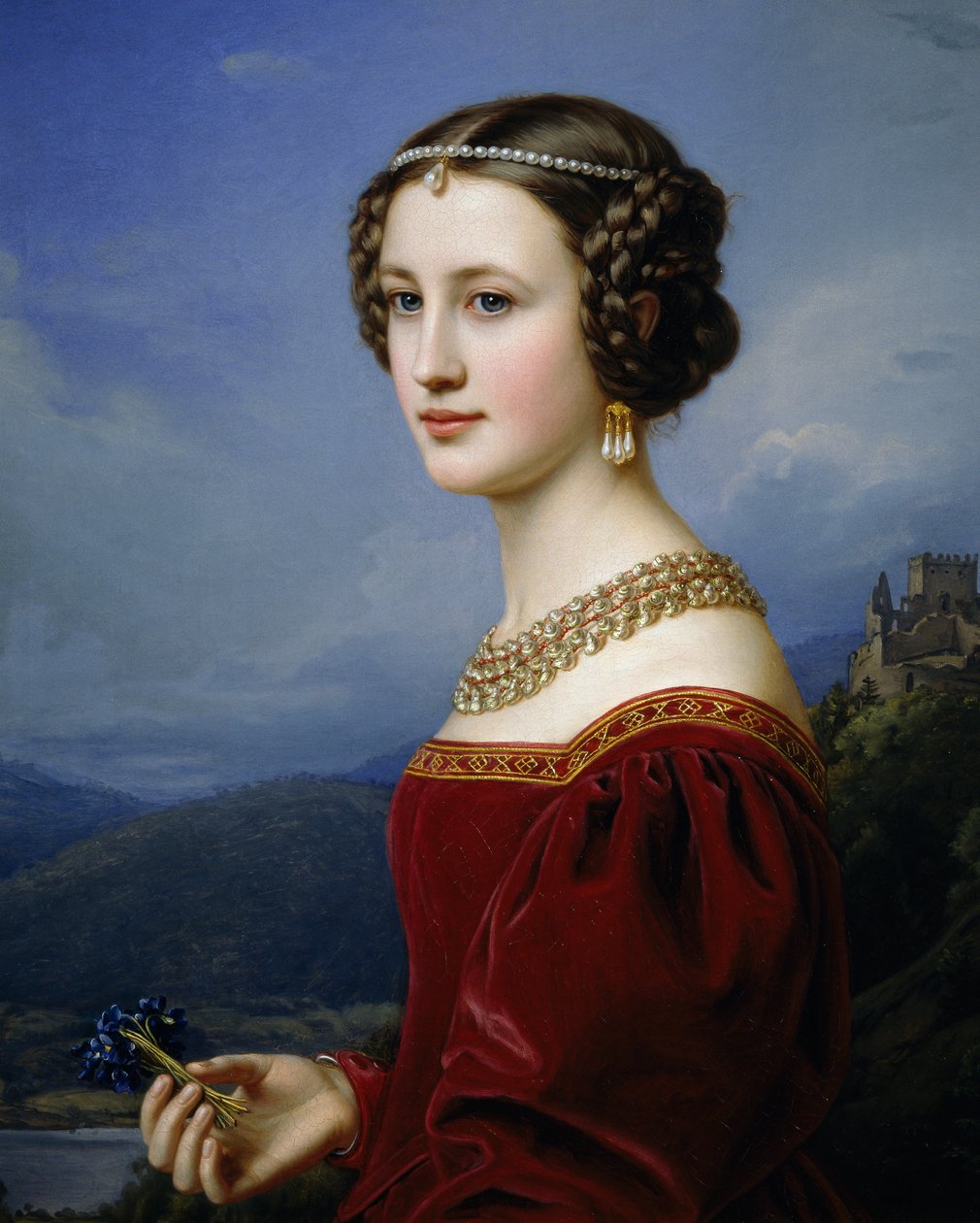 Retrato de Cornelia Vetterlein de Joseph Carl Stieler