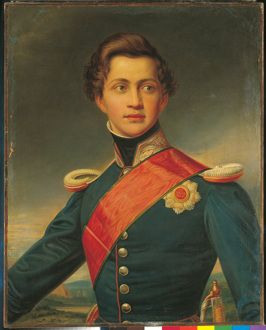 Retrato de Othon quando jovem (óleo sobre tela) de Joseph Carl Stieler