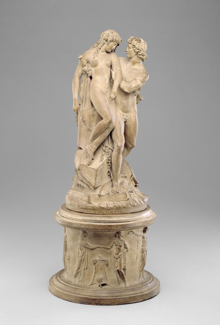 Perseus salvando Andrómeda, c.1786 (terracota) de Joseph Chinard