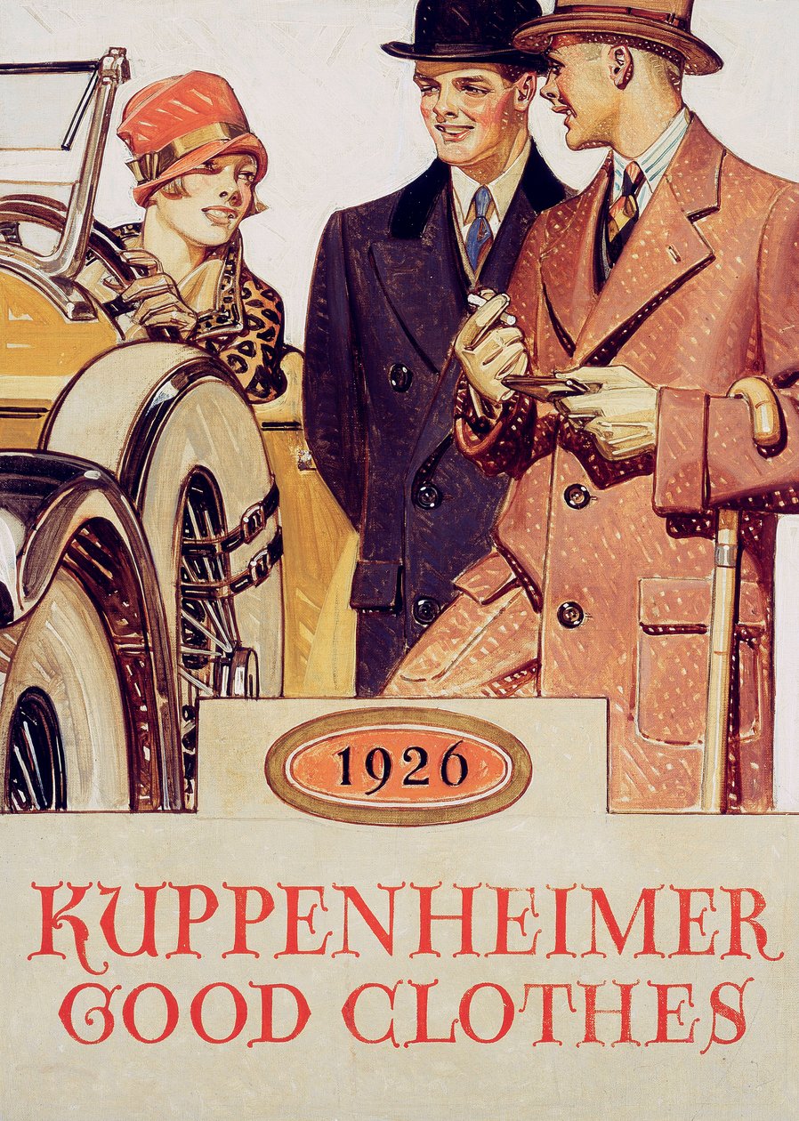 Kuppenheim Boa Roupa de Joseph Christian Leyendecker