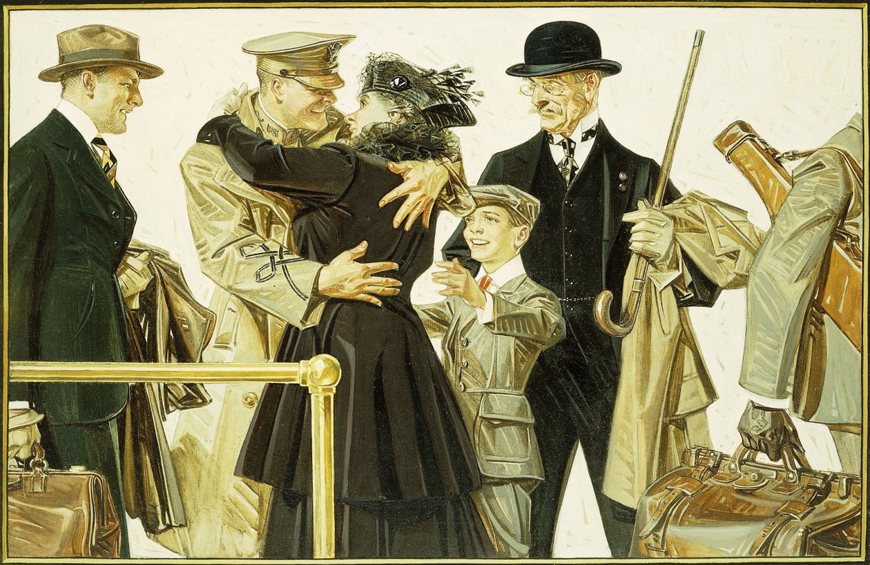O regresso a casa de Joseph Christian Leyendecker