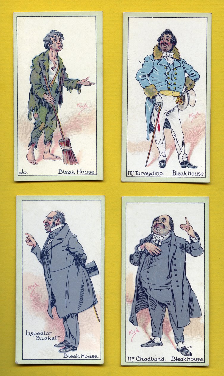 Personagens de &39;Bleak House&39; de Charles Dickens, 1923 de Joseph Clayton Clarke