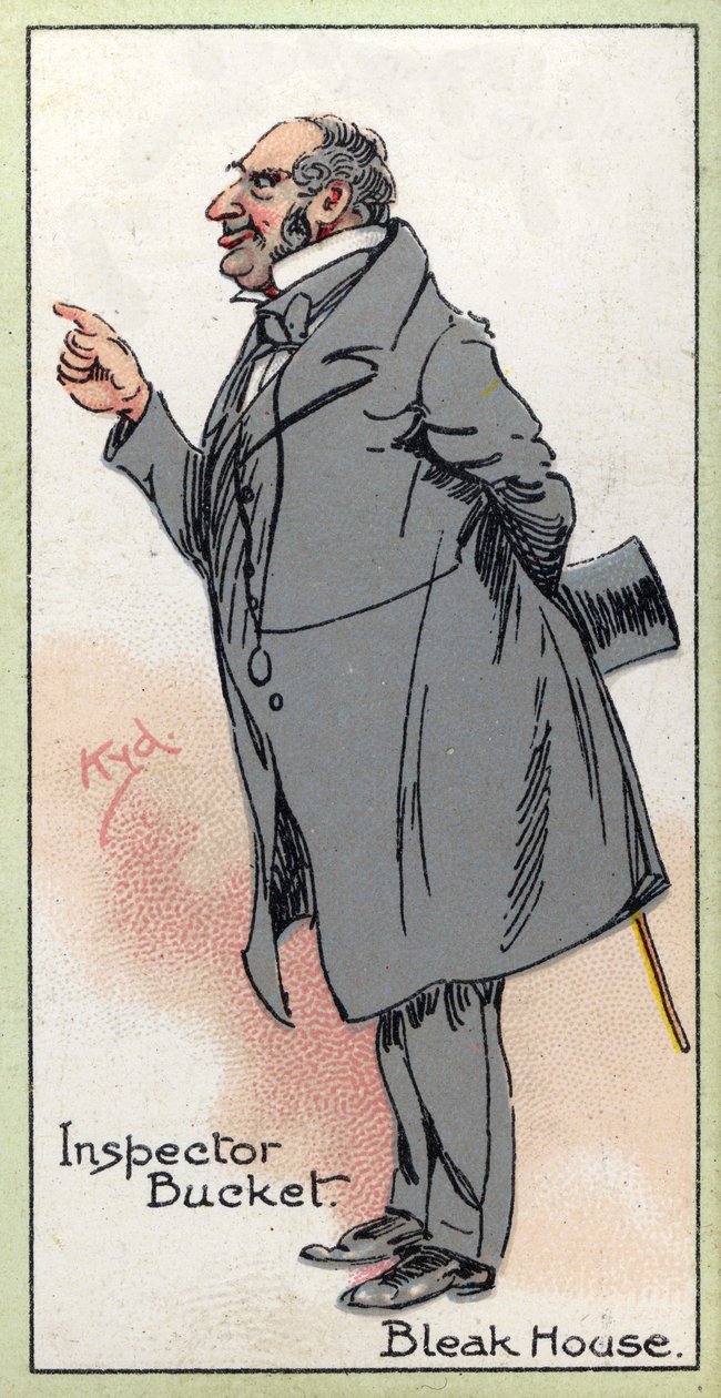 Inspector Bucket, de &39;Bleak House&39;, de Charles Dickens, 1923 de Joseph Clayton Clarke