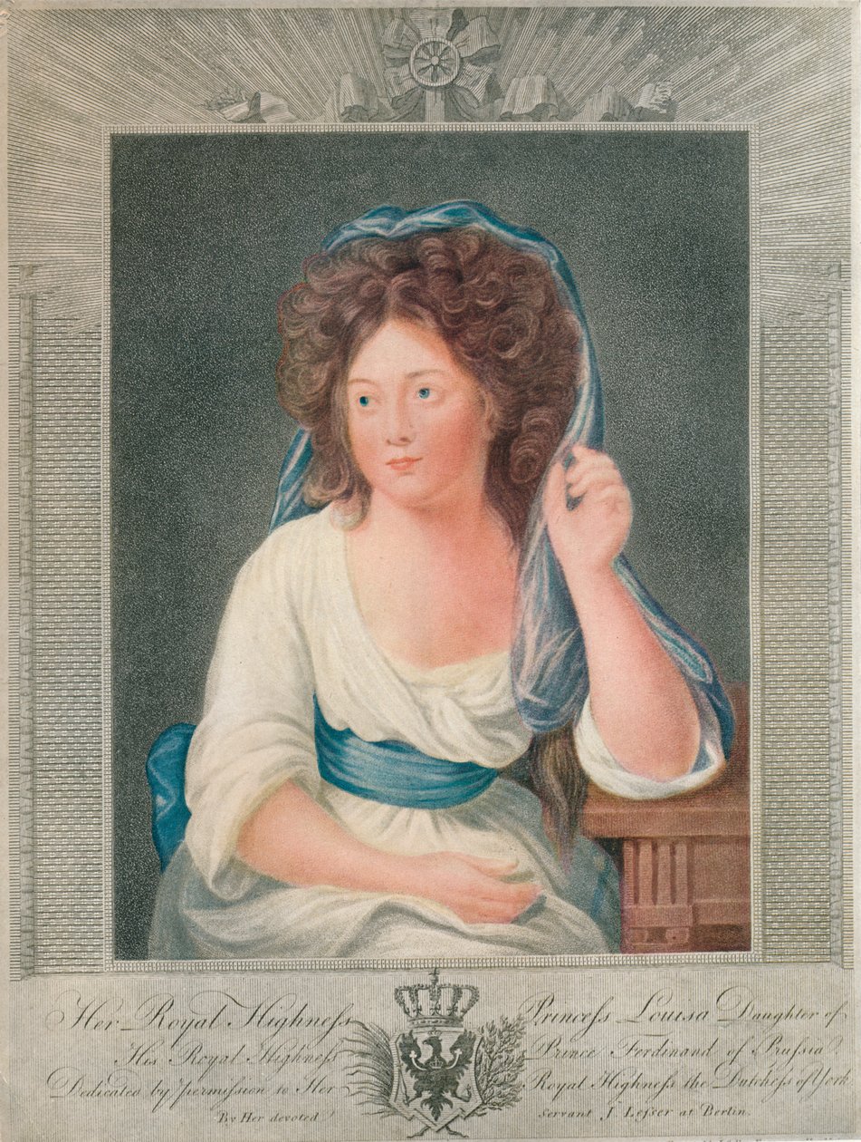 Sua Alteza Real a Princesa Louisa, Filha de Sua Alteza Real o Príncipe Ferdinand da Prússia, 19 de Joseph Collyer