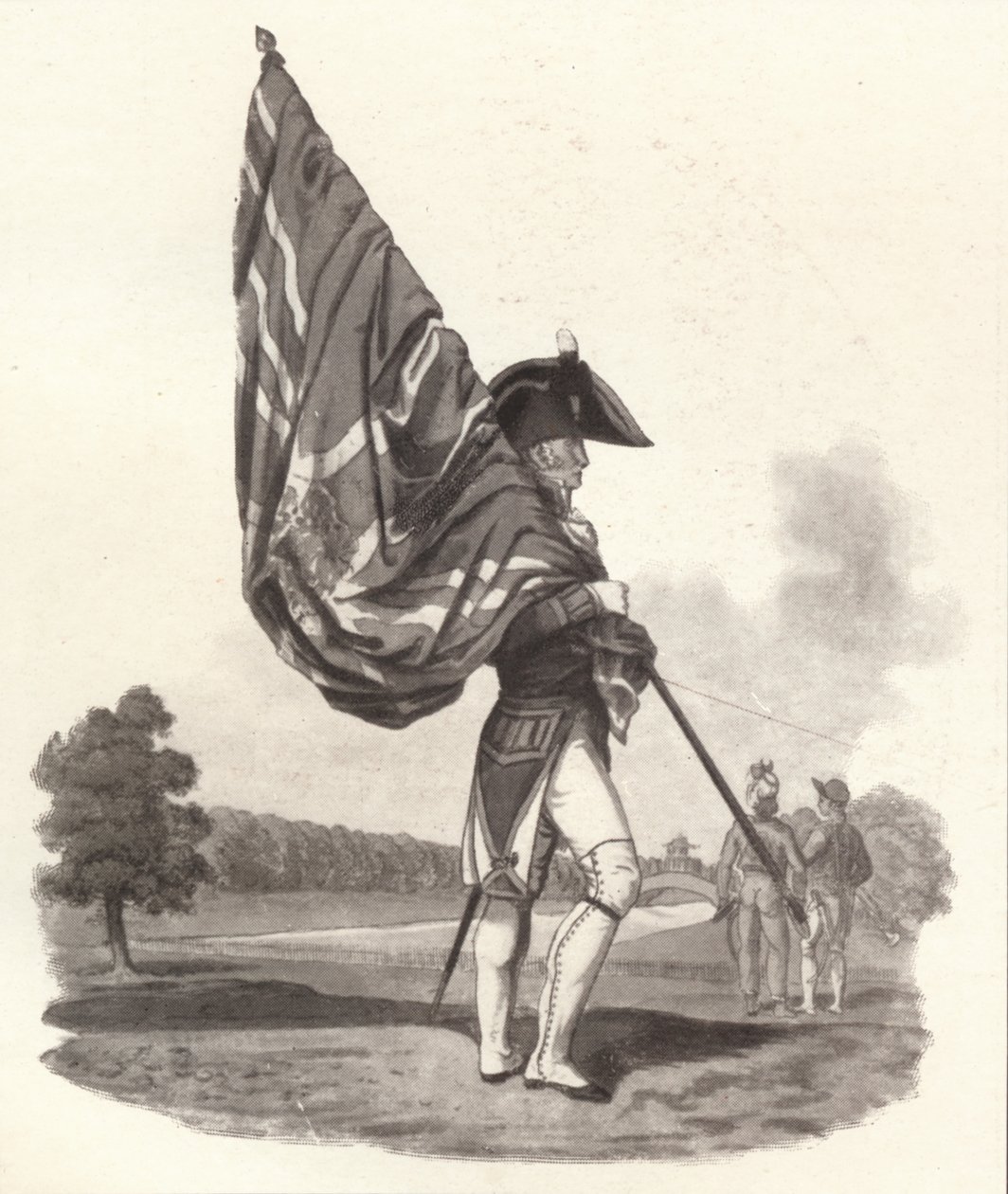 Um oficial da guarda em traje completo, c1812 1909 de Joseph Constantine Stadler