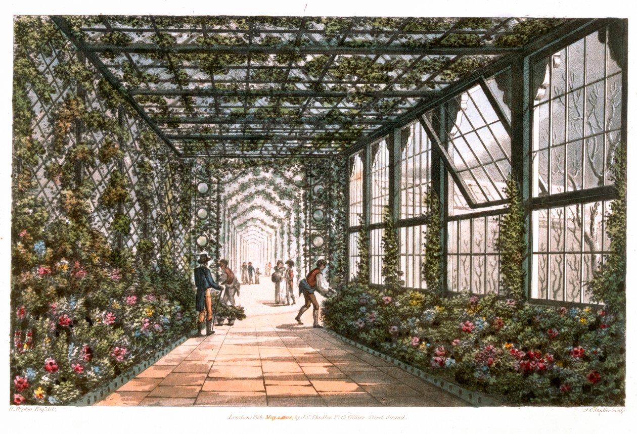 Corredor de um conservatório, 1808 de Joseph Constantine Stadler