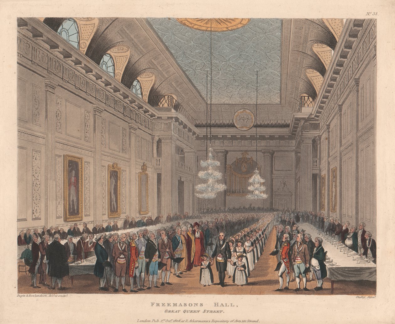 Freemasons Hall, Great Queen Street de Joseph Constantine Stadler