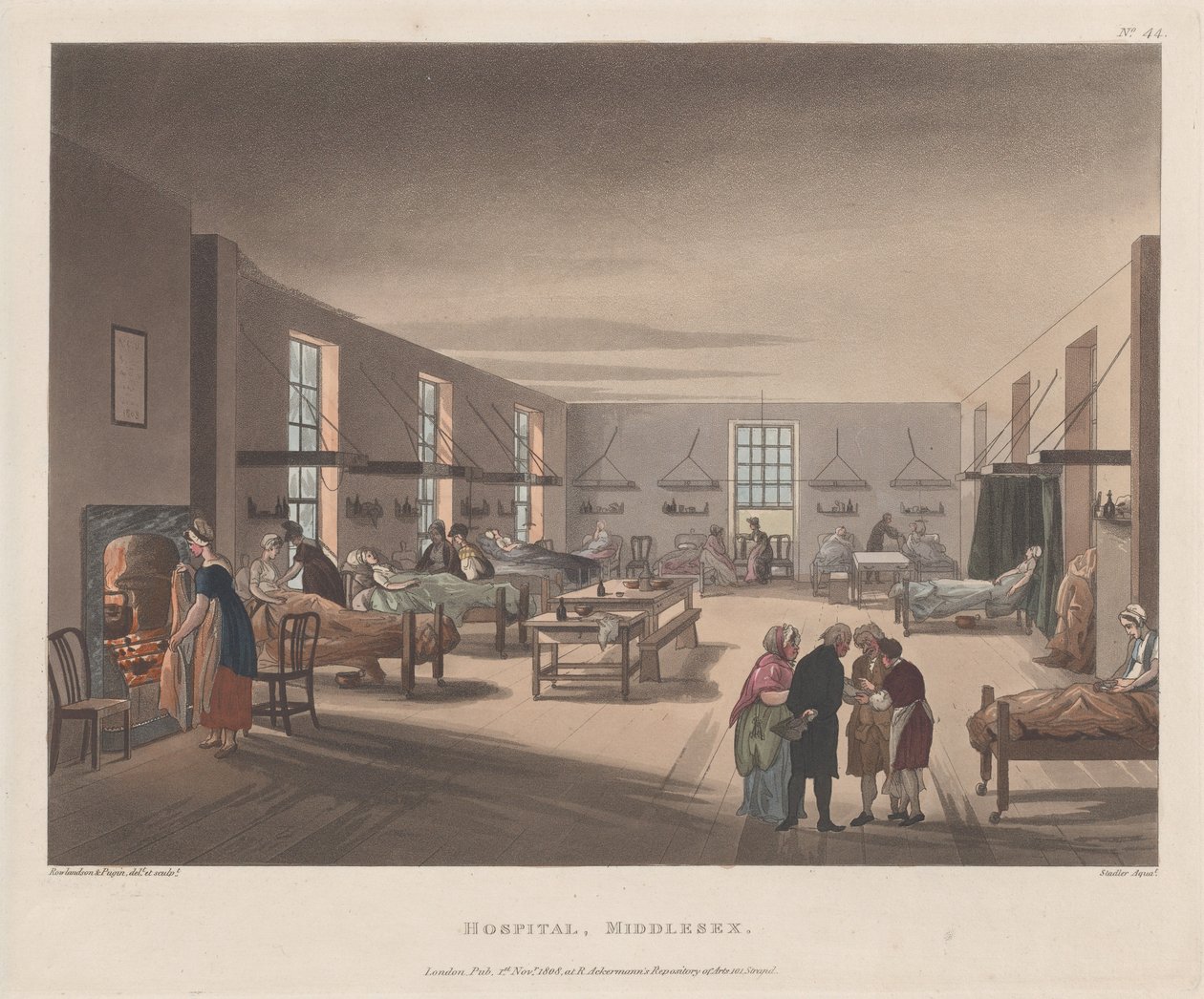 Hospital, Middlesex, 1 de Abril de 1809., 1 de Abril de 1809. de Joseph Constantine Stadler