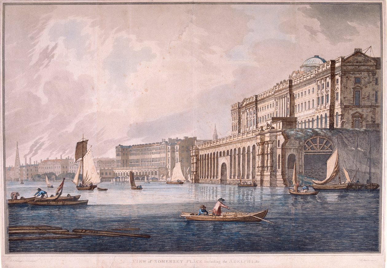 Somerset House, Londres, 1791 de Joseph Constantine Stadler