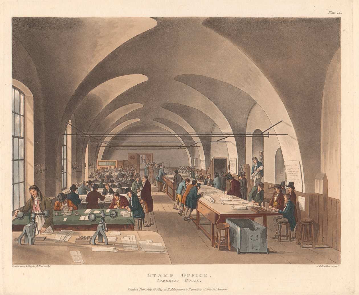 Gabinete de Carimbos, Somerset House de Joseph Constantine Stadler