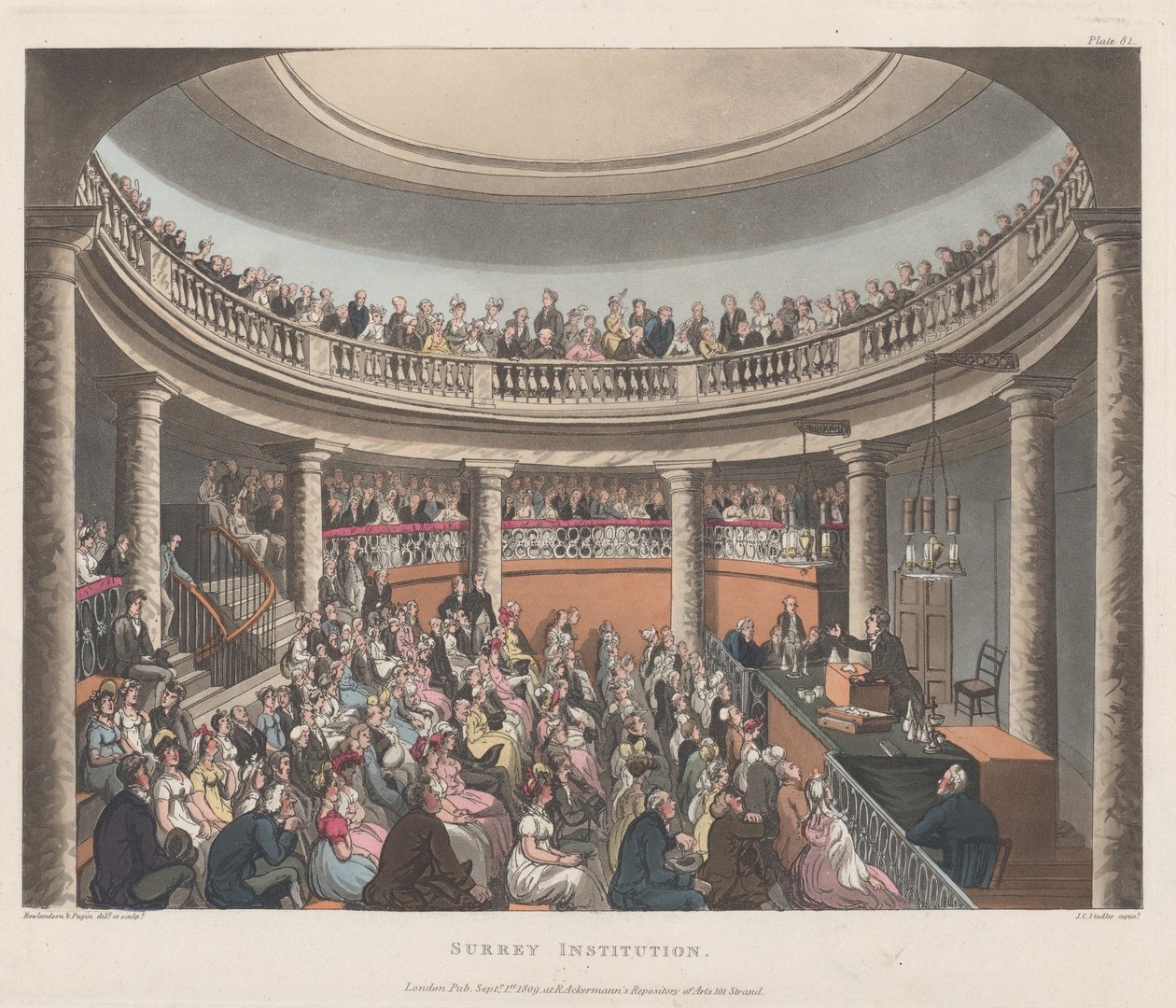 Surrey Institution, 1 de setembro de 1809., 1 de setembro de 1809. de Joseph Constantine Stadler