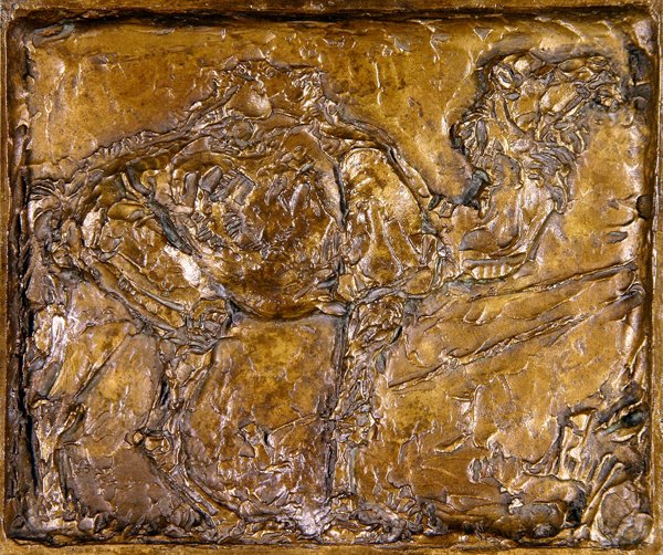 Placas de Camelo e Ibex (bronze) (ver também 351310) de Joseph Crawhall