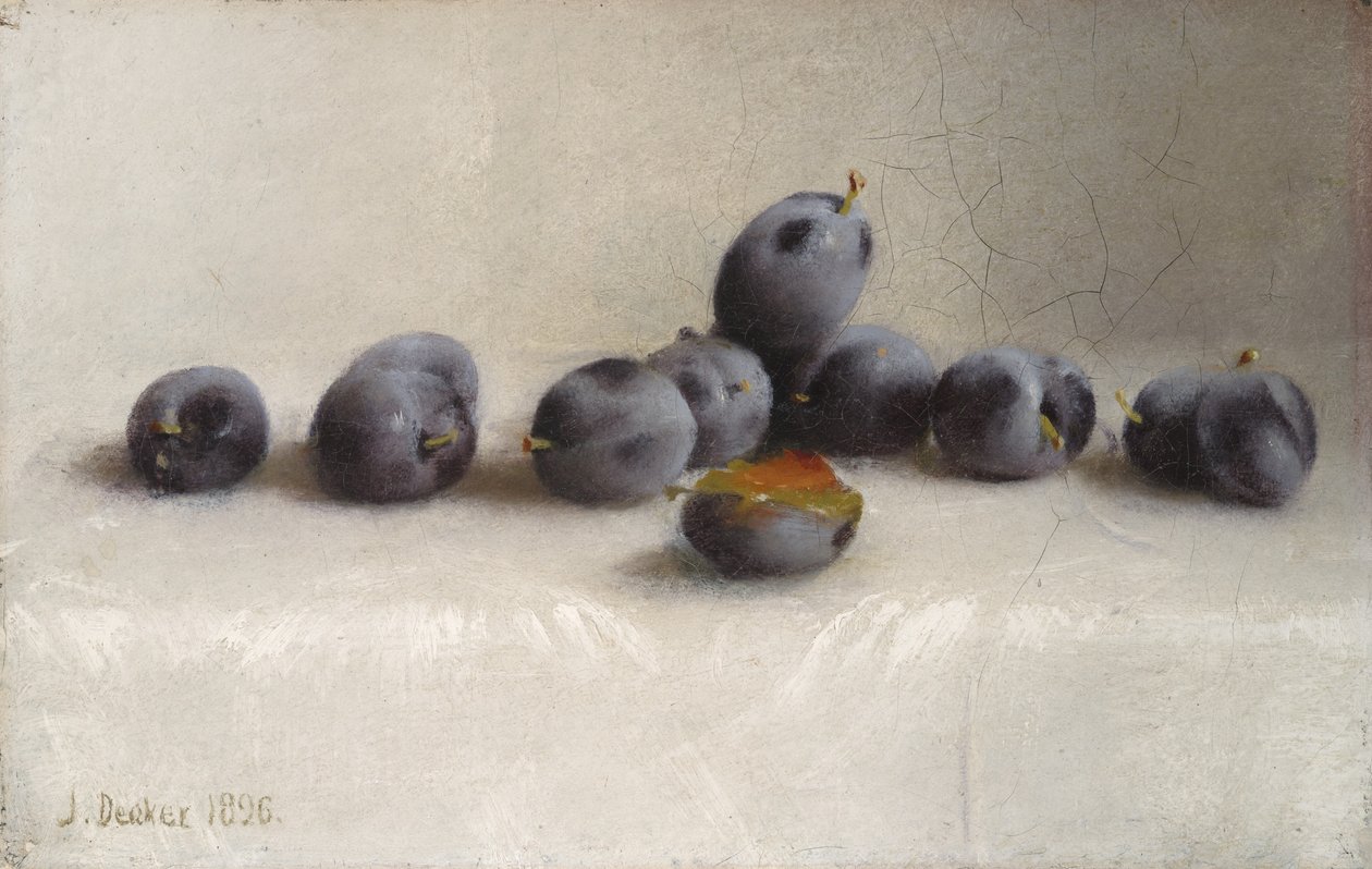 Doze Ameixas, 1896 de Joseph Decker