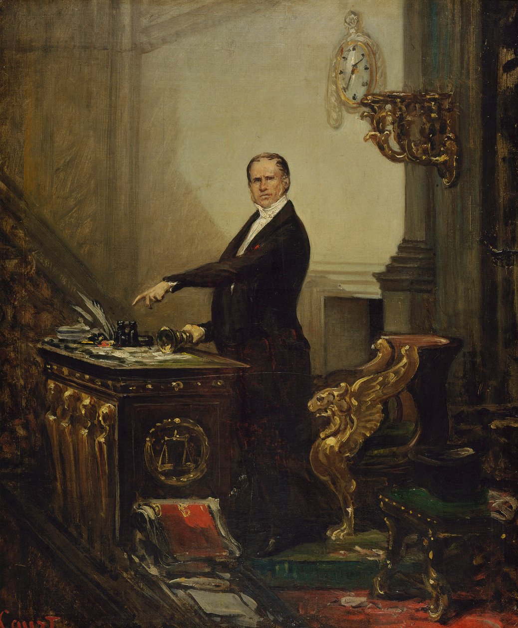 Retrato de André Dupin 1783-1865, c. 1850 de Joseph Desire Court