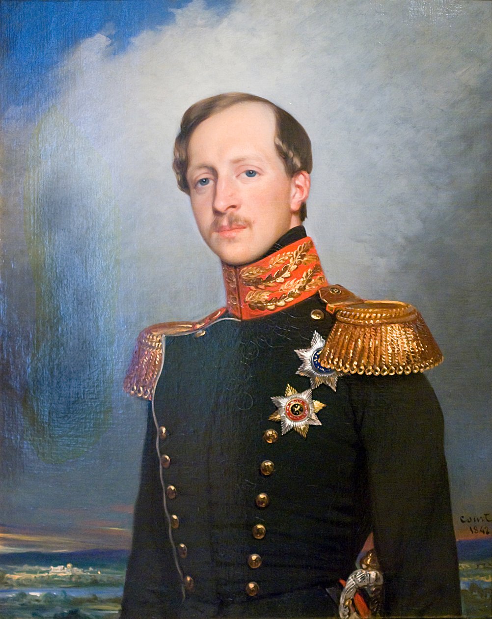 Retrato do duque Peter de Oldenburg, 1842. de Joseph Desire Court