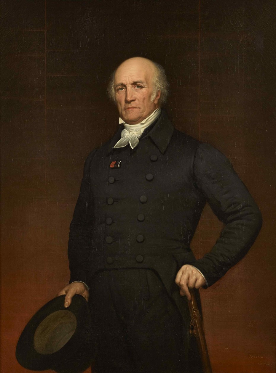 Retrato de Pierre François Léonard Fontaine 1762-1853. de Joseph Desire Court