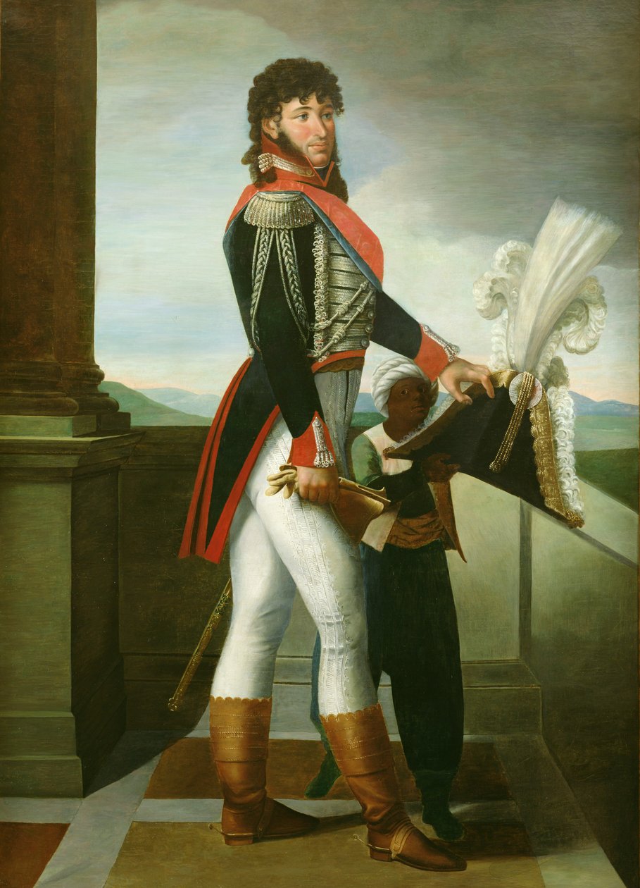 Joachim Murat (1767-1815) vestindo o uniforme de um coronel da guarda, 1813 de Joseph Dionysius Odevaere