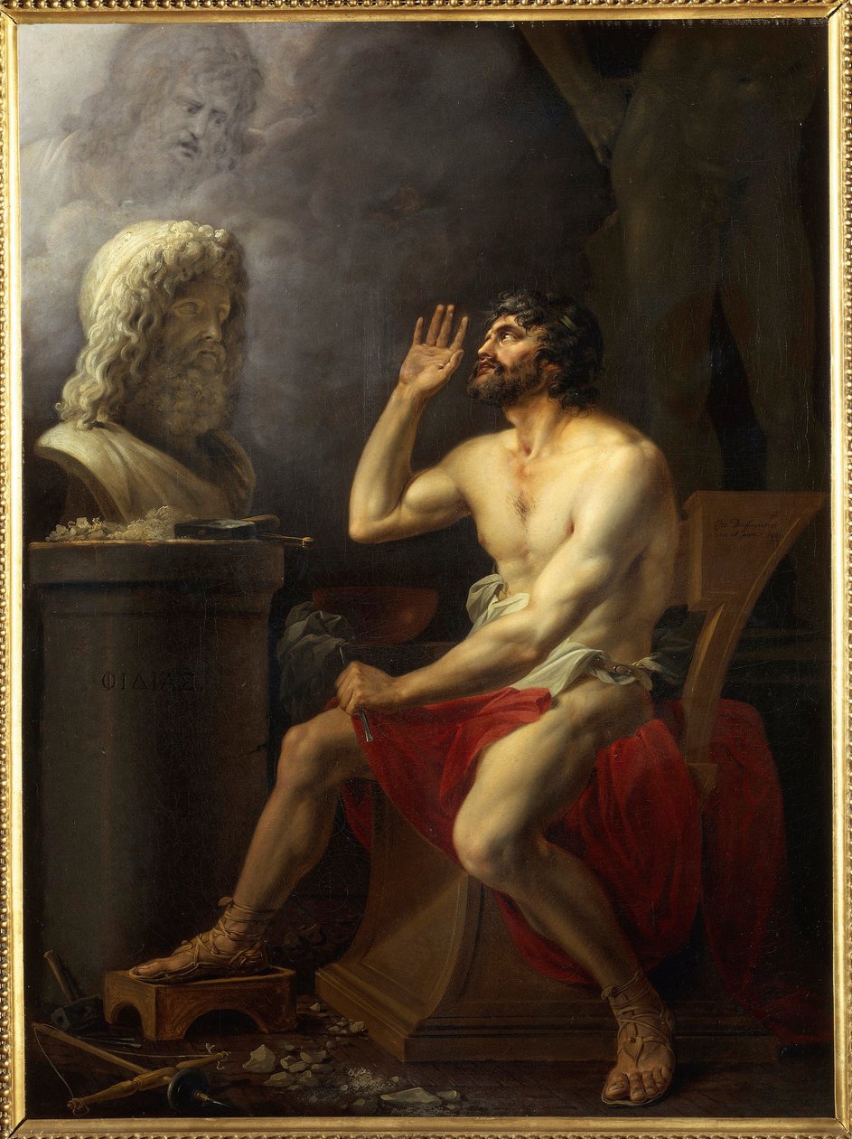 O escultor grego Fídias de Joseph Dorffmeister