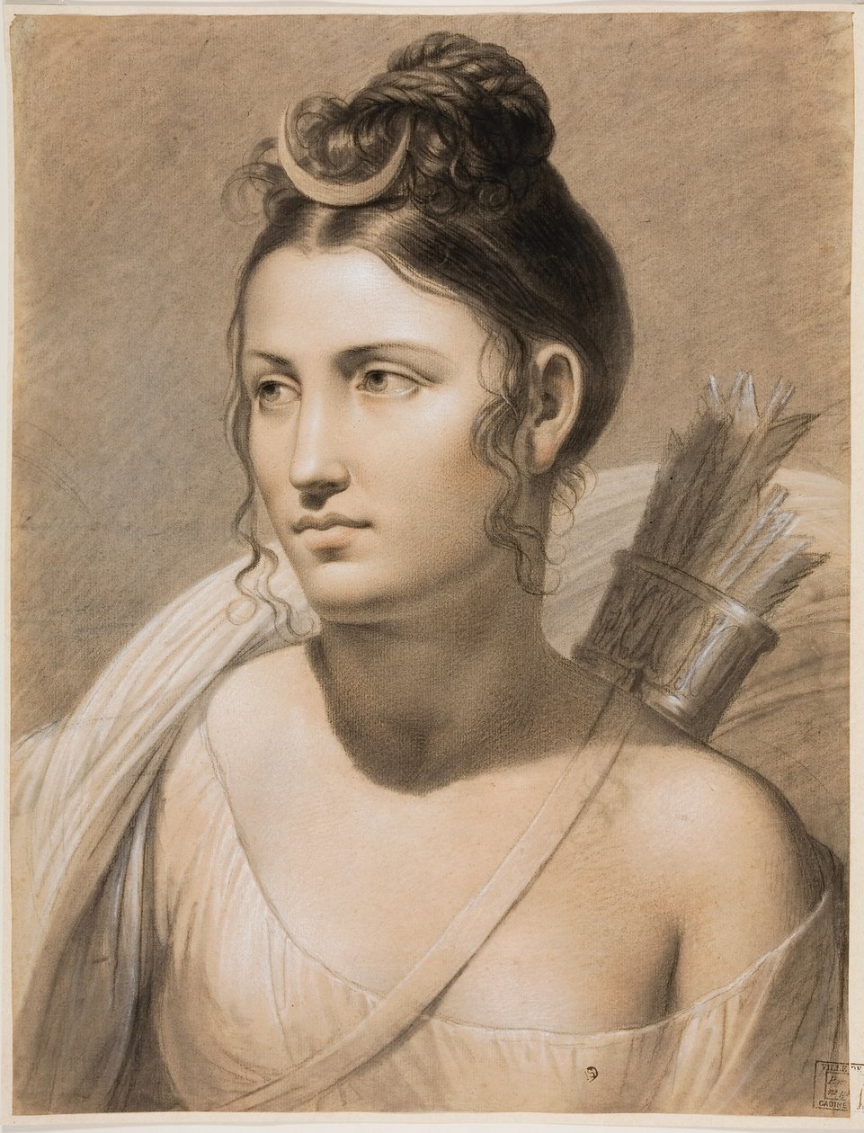 Diana (lápis de cera em papel) de Joseph Ducq