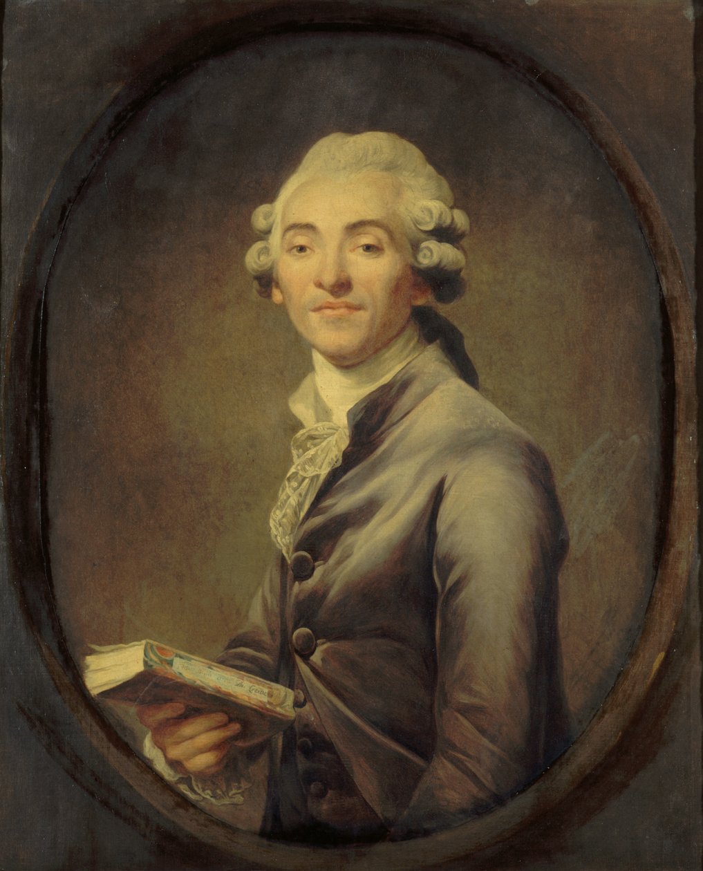 Bernard-Germain-Etienne de la Ville-sur-Illon, Conde de Lacépède 1756-1815, c. 1785. de Joseph Ducreux