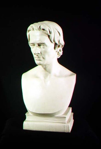 William Hazlitt (1778-1830) (molde em gesso) de Joseph Durham