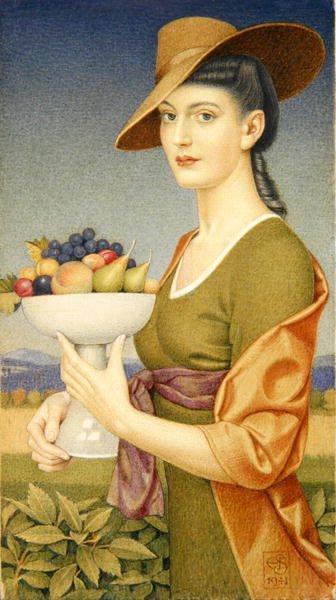 Um Prato de Frutas de Joseph Edward Southall
