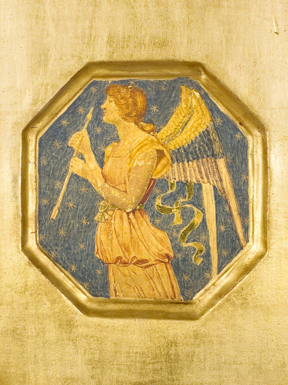 Anjo com uma seta, detalhe de Crystofore de Joseph Edward Southall