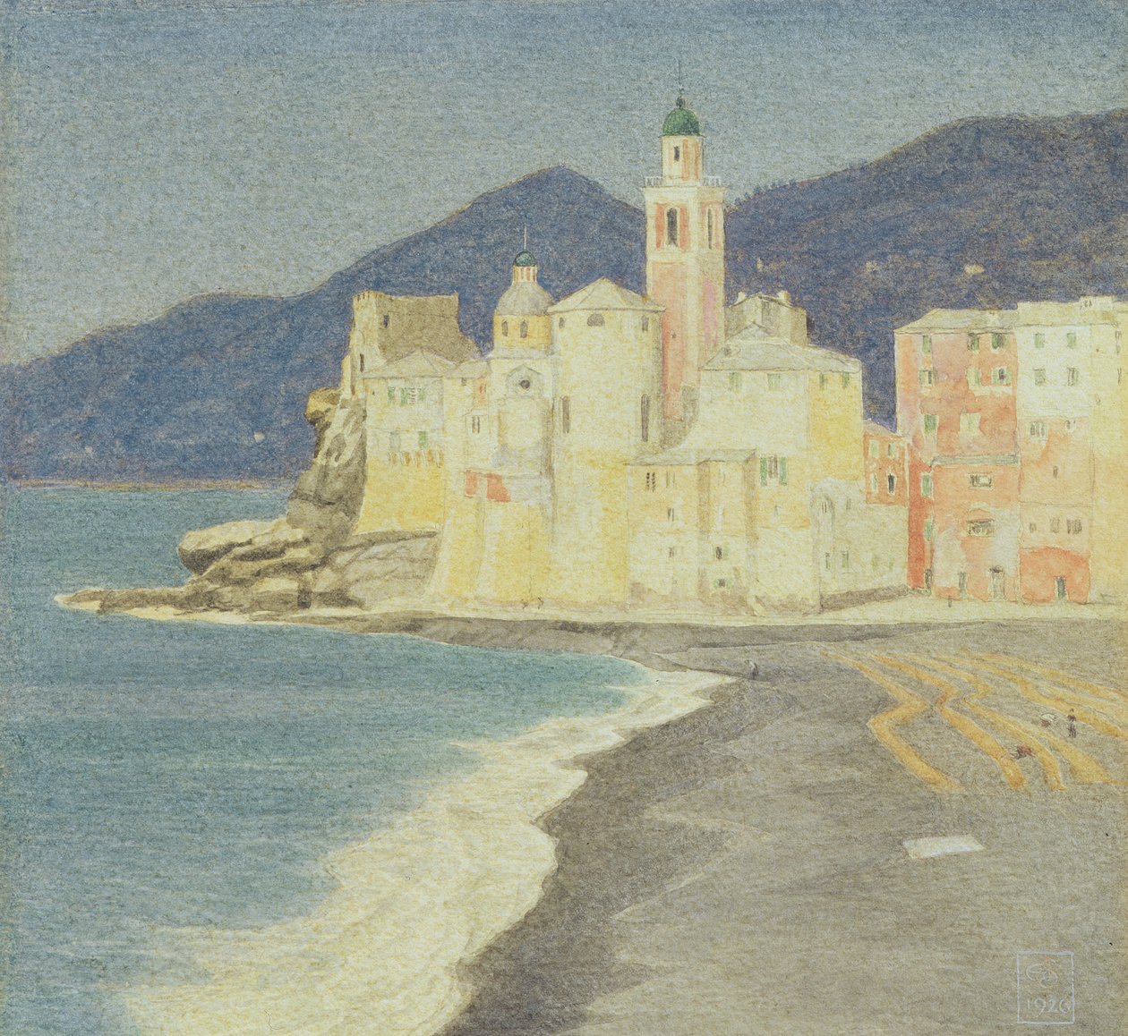 Camogli, 1926 (wc no papel) de Joseph Edward Southall